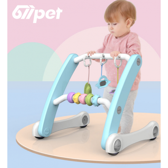 67IPET Baby walkers Pull Wagon for Kid sit to Stand Learning Walker 2-in-1 Activity Push Walker for Infant/Child