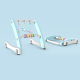 67IPET Baby walkers Pull Wagon for Kid sit to Stand Learning Walker 2-in-1 Activity Push Walker for Infant/Child