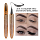 7 code Magic Lashes Self-adhesive Liquid Eyeliner Pen Glue-free Magnetic-free Makeup Eyelashes Tools Waterproof Eye Liner Pencil