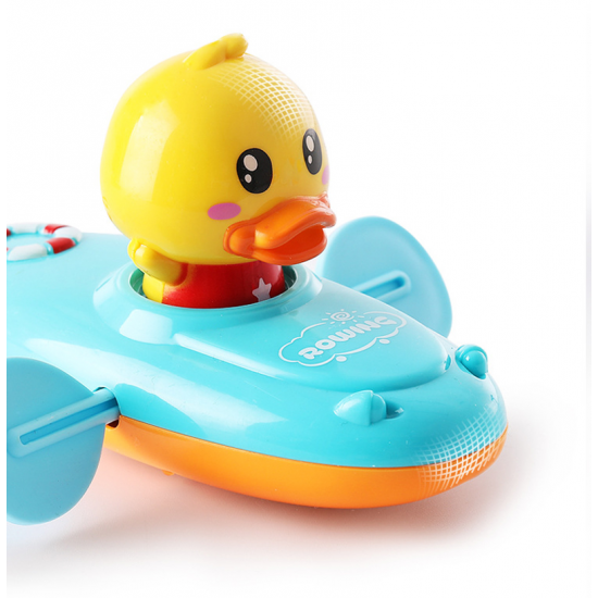 A XINAO TOYS 1PCS Cartoon Toy boats  Animal Pull Duck Classic Baby Water Toy Infant Early Education Bathroom Beach Toys for Children