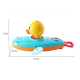 A XINAO TOYS 1PCS Cartoon Toy boats  Animal Pull Duck Classic Baby Water Toy Infant Early Education Bathroom Beach Toys for Children