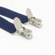 AMBRIDAL Strip Mens Suspenders X Back 1.4 Inch Wide Strong Heavy Duty Clips Adjustable Braces