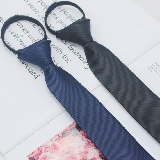 AMBRIDAL Men's Solid Color Tie 2.5 inch Slim Neckties