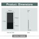 43-Inch High-Definition Digital Display Screen, Digital Signage, Split-Screen Function And Wi-Fi Connection, Suitable For Commercial And Retail Sectors, Portable, Posters, Indoor And Outdoo