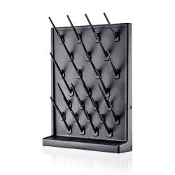 Lab Drying Rack, Laboratory Countertops, 27 Struts, 550x400x120mm, High Thickness PP Material, Acid & Corrosion Resistant, for Laboratory, Research Institute, School, Hospital, Factory