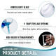 Borosilicate Glass Beaker Set,Heat Safe & Acid Resistant Lab Glassware,3 Sizes (250ml, 500ml, 1000ml) with Clear Graduations for Chemistry & Science Supplies