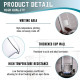 Borosilicate Glass Beaker Set,Heat Safe & Acid Resistant Lab Glassware,3 Sizes (250ml, 500ml, 1000ml) with Clear Graduations for Chemistry & Science Supplies